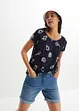 T-shirt imprimé à col rond, bonprix