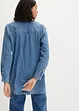 Oversize Stretch-Jeansbluse, bonprix