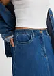 Leicht ausgestellter Midi-Stretch-Jeansrock mit Bequembund, bonprix