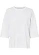 Oversize Shirt aus elastischem Bio-Baumwoll-Mix, bonprix