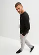 Lot de 2 T-shirts col tunisien manches longues 100% coton, bonprix