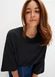 Oversize-Shirt aus elastischem Bio-Baumwoll-Mix, bonprix