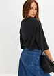 Oversize-Shirt aus elastischem Bio-Baumwoll-Mix, bonprix