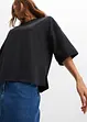 Oversize-Shirt aus elastischem Bio-Baumwoll-Mix, bonprix