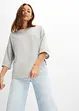 Oversize-Shirt aus elastischem Bio-Baumwoll-Mix, bonprix