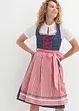 Dirndl in Jeansoptik mit Schürze, knieumspielend (2-tlg.Set), bonprix