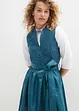 Dirndl mit Jacquardmuster und Schürze in Midilänge (2-tlg.Set), bonprix