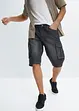 Bermuda en jean cargo, coupe loose, bonprix