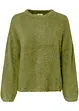 Pullover aus flauschigem Federgarn, bonprix