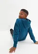 Jungen Oversize-Kapuzensweatshirt aus Bio Baumwolle, bonprix