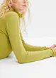 Langarmshirt mit  reiner Bio-Baumwolle, bonprix