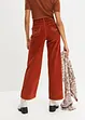 Pantalon en velours côtelé extensible, large, John Baner JEANSWEAR
