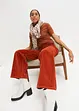 Pantalon en velours côtelé extensible, large, John Baner JEANSWEAR