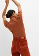 Pantalon en velours côtelé extensible, large, John Baner JEANSWEAR