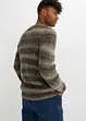 Grobstrick-Pullover in Querstreifen, bonprix