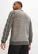 Grobstrick-Pullover mit Zopfmuster, bonprix