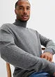 Pull en laine avec teneur en Good Cashmere Standard®, col roulé, bonprix