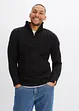 Grobstrick Troyer Pullover mit Zopfmuster, bonprix