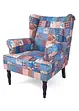 Ohren Sessel mit Patchwork Druck, bpc living bonprix collection