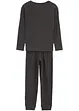 Pyjama mit weicher Baumwolle  (2-tlg. Set), bonprix