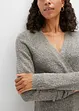 Bouclé-Longstrickjacke, bonprix