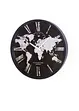 Wanduhr mit Weltkarten-Motiv, bpc living bonprix collection