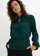 Bluse mit Smockeinsatz, bonprix