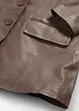 Blazer en cuir nappa d'agneau, bonprix
