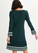 Strickkleid mit plissiertem Rock, bonprix