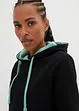 Kapuzensweatshirt mit Kontrastdetails aus Bio-Baumwolle, bonprix