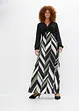 Maxikleid mit bedrucktem Rock aus recyceltem Polyester, BODYFLIRT