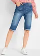 Bermuda en jean à revers, taille mi-haute, bonprix