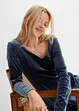 Langarm-Shirtkleid aus Samt, RAINBOW