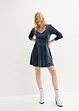 Langarm-Shirtkleid aus Samt, RAINBOW