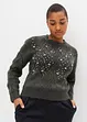 Pull court avec strass, RAINBOW