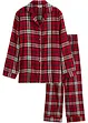 Gewebter Pyjama aus Flanell, bonprix