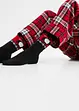 Lot de 3 paires de chaussettes thermo avec intérieur éponge doux et nœud en satin, bpc bonprix collection
