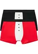 Lot de 2 boxers de Noël, bpc bonprix collection