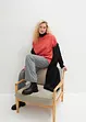 Oversize Sweatshirt mit kleinen Schlitzen am Saum, bpc bonprix collection