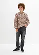 Jungen Melange-Strickpullover, bpc bonprix collection