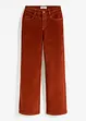 Pantalon en velours côtelé extensible, large, John Baner JEANSWEAR