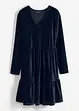 Minikleid aus elastischen Samt, bonprix