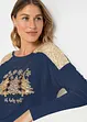 Oversize-Shirt mit Weihnachtsmotiv und schönen Pailletten, BODYFLIRT boutique