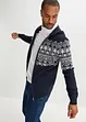 Gilet en maille motif norvégien coupe confort, bonprix