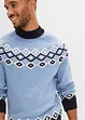 Norweger-Pullover mit Stehkragen und recycelten Materialien, bpc bonprix collection