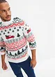 Pull avec motif de Noël, bonprix