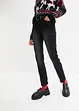 Verkürzte Thermojeans mit geradem Bein und High-Waist-Bequembund, knöchellang, bpc bonprix collection
