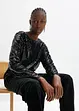 Blouse en paillettes, bonprix