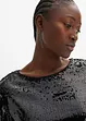 Blouse en paillettes, bonprix