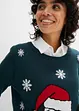 Pullover mit Weihnachtsmotiv, bonprix